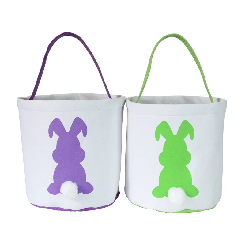 High King New Design in stock Easter egg hunt basket Easter tote basket