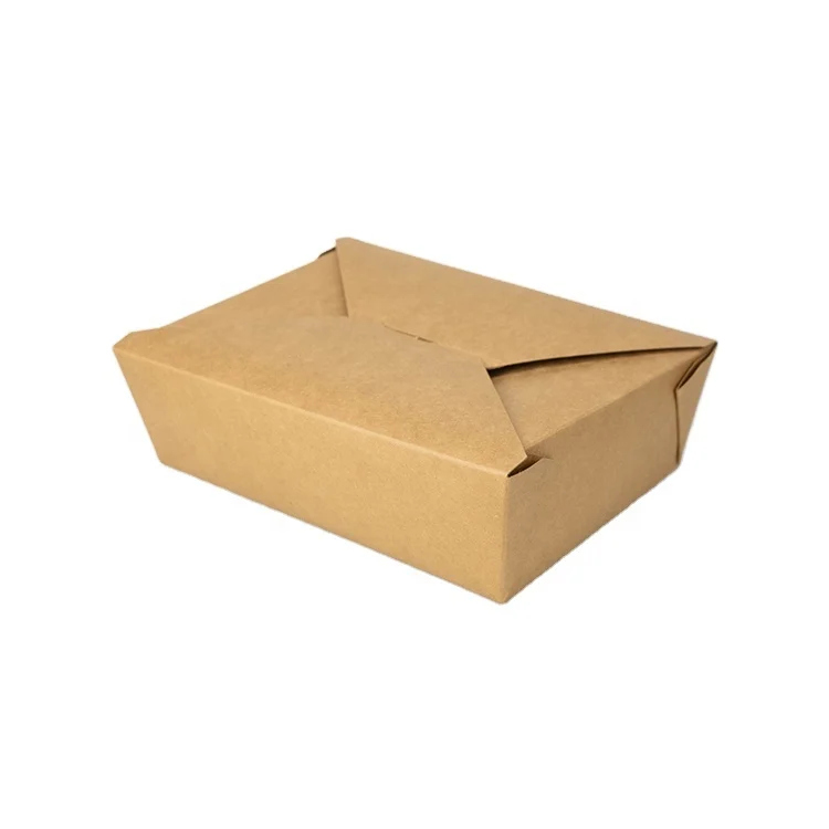 
Folding printed cardboard packing kraft paper pulp boxes for packaging hamburger/noodles 
