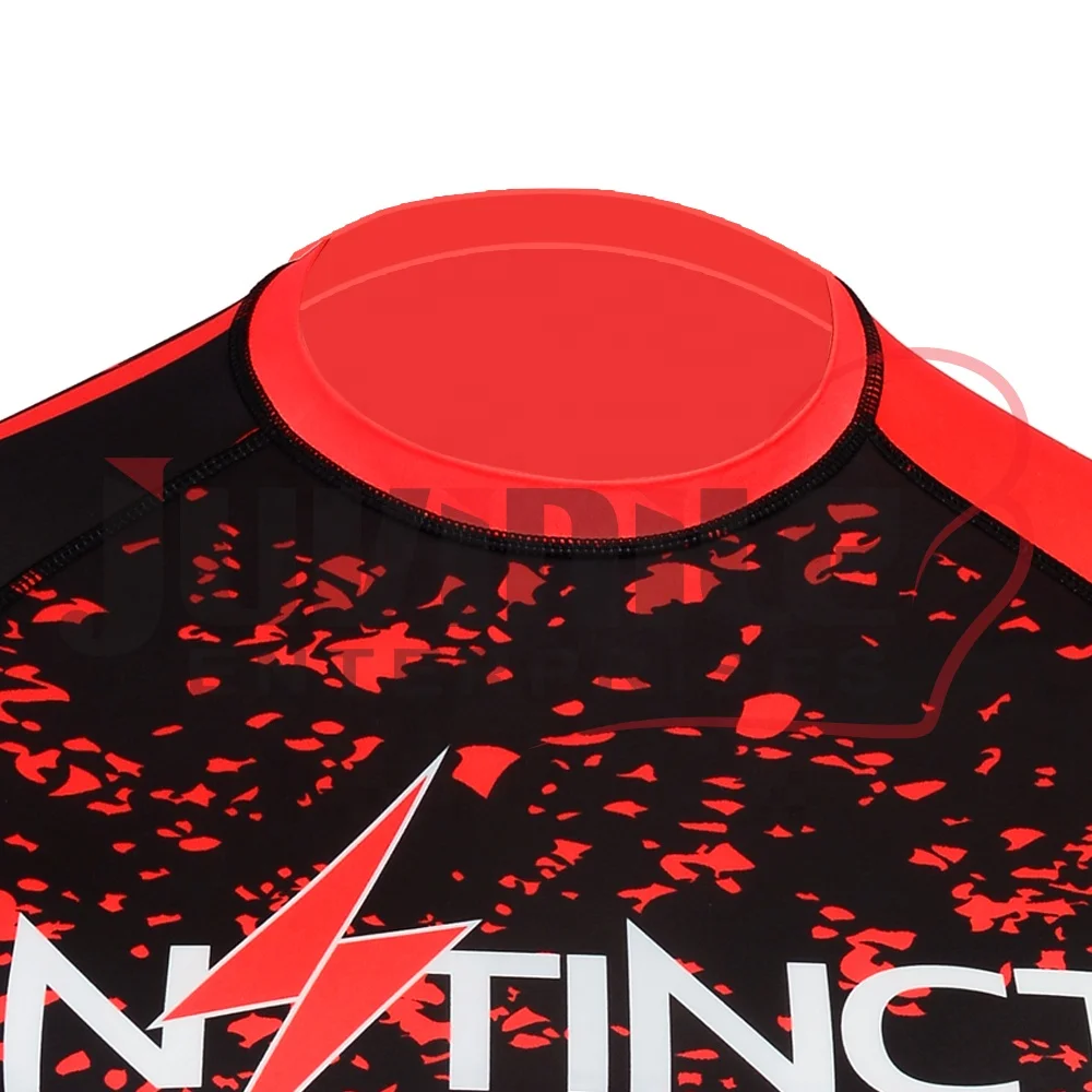 MMA Sublimated Rash Guards, Light Weight MMA Rash Guards compression wear customized logo training wear