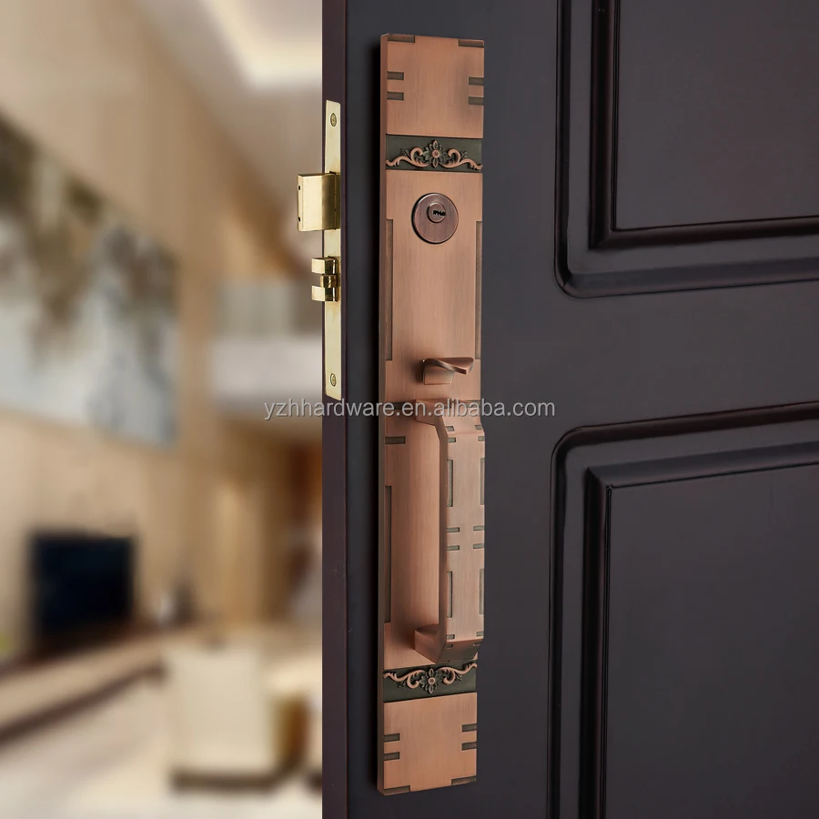 [Цинковый сплав] дизайн под старину, дизайн передней одинарной двери, дизайн ручки с хорошей ценой