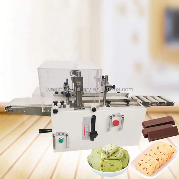 Manual Handmade Cookie extruder Frozen cookie log slicer High quality commercial Bread and biscuit cutting slicer machine