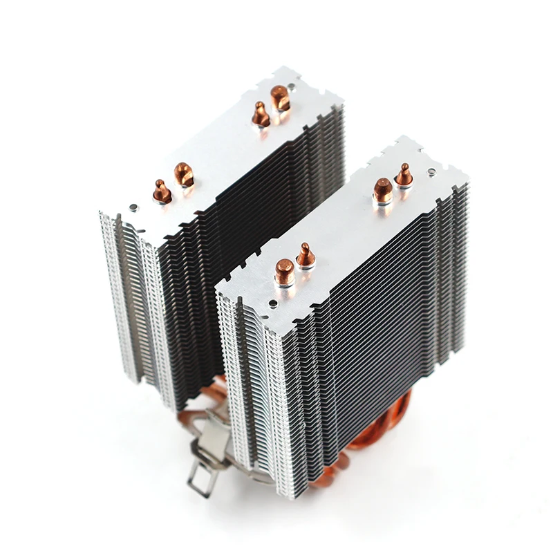 Заводской кулер вентилятор cpu 4 медная тепловая труба u-образный алюминиевый радиатор