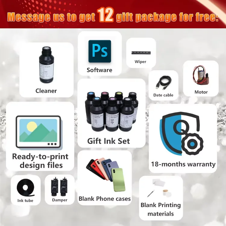 UV Flatbed Inkjet Printer New Automatic Grade for Multi-Color Name/ID Card Printing for Retail Industries
