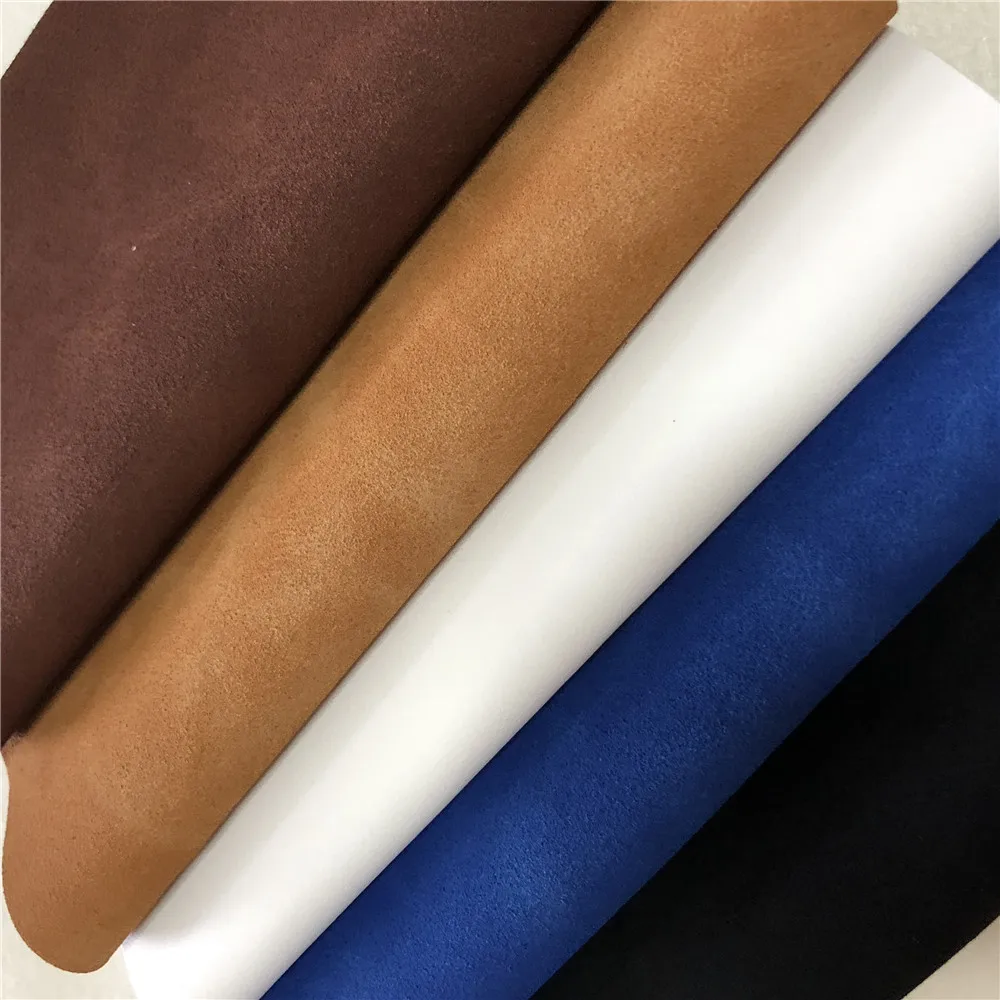 factory price artificial suede leather for making crafts