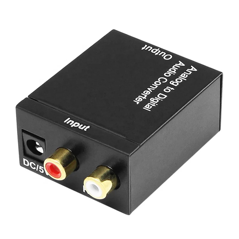 Xput Analog-To-Digital Converter Analog Audio Signal To Digital Optical Fiber Spdif Coaxial Audio Signal Converter Adapter
