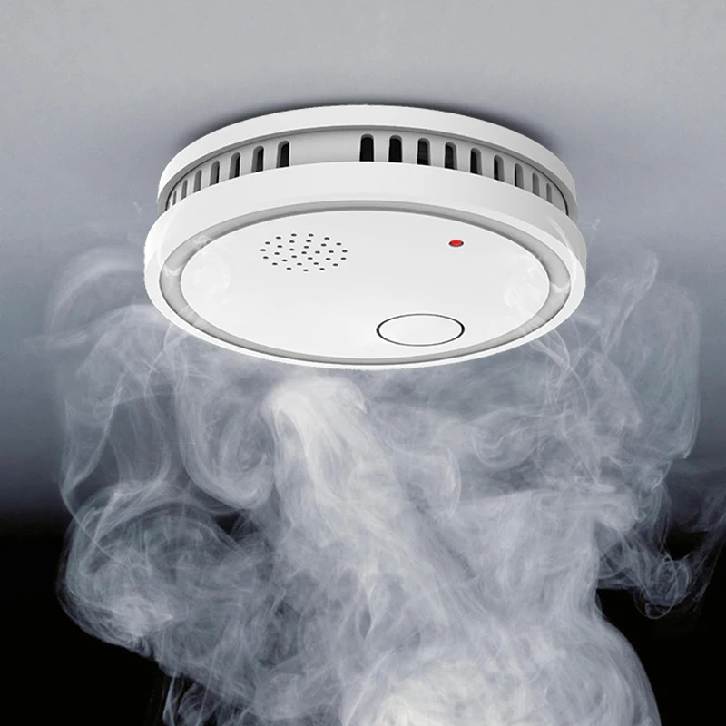 EN14604 approved fire alarm 10 years lithium battery photoelectric smoke sensor standalone smoke detector