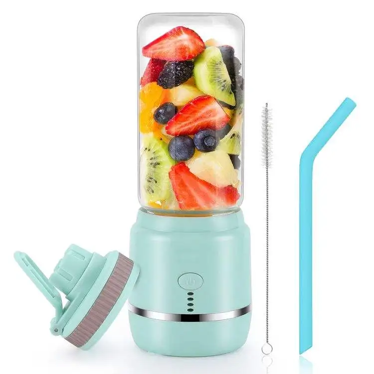 Portable fruit blenders and juicers 400ml electric mixer blenders and slow juicers two cups juicer grinder machine