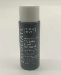 Paulas Choice skin perfecting 2% bha liquid salic acid anti-acne to improve blackheads closed acne muscle pores essence