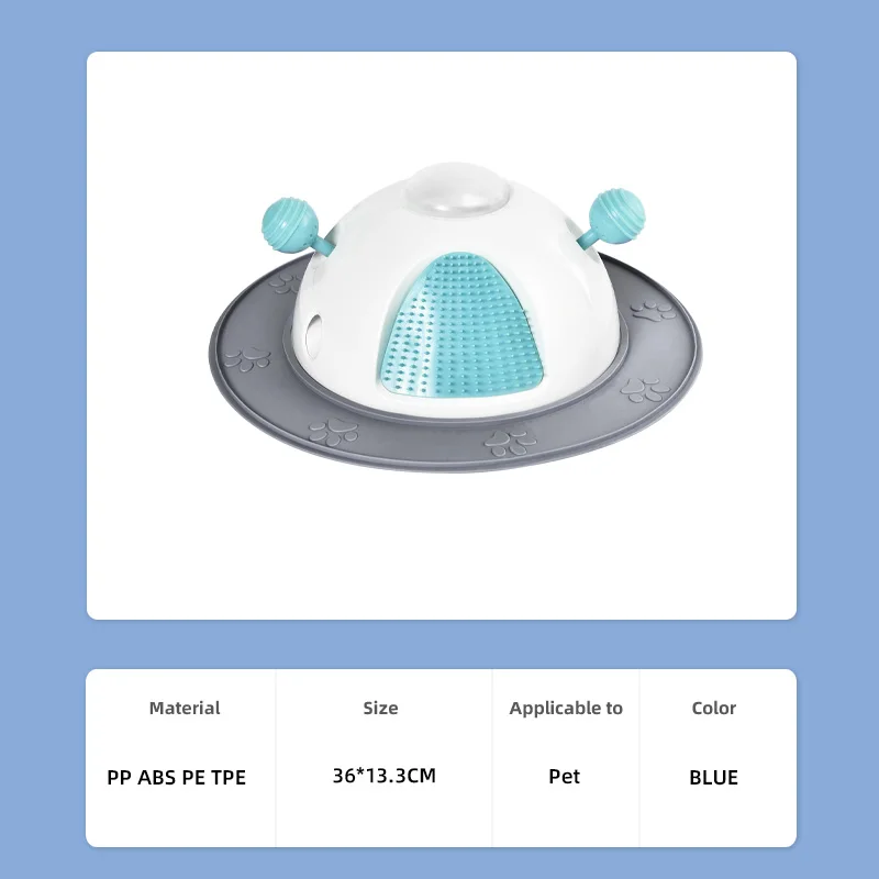 Interactive Pet Puzzle Toys Cat Massage Brush Treat Dispensing Slow feeder Dog Giggle Ball IQ Toys