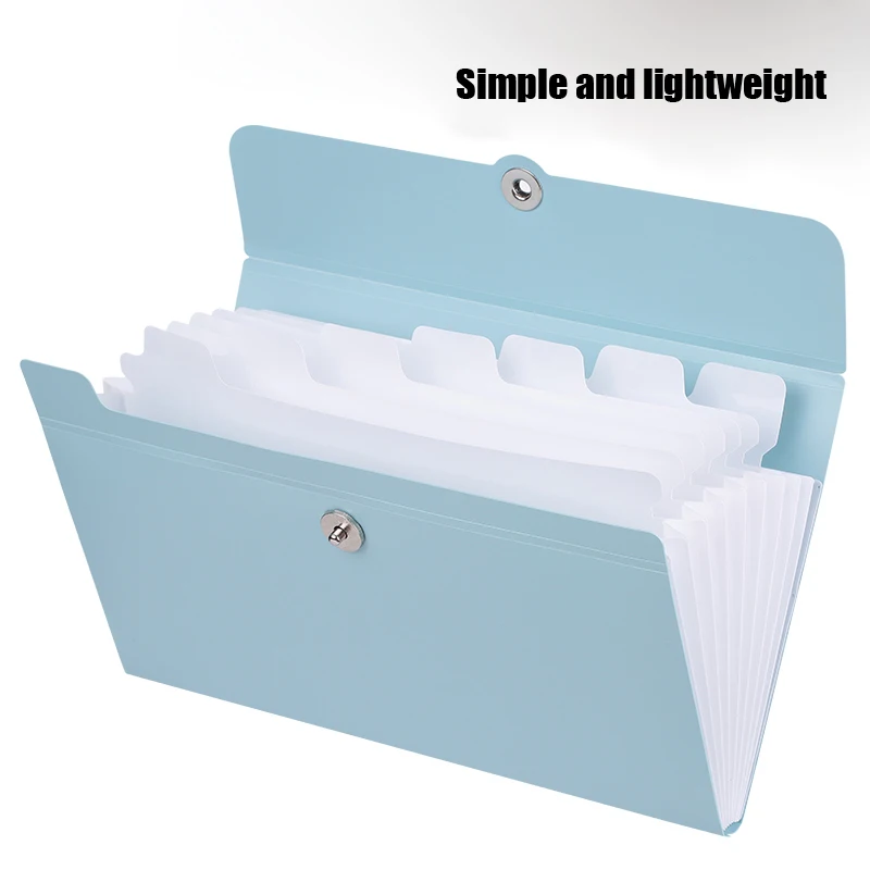 1pcs File Folder Organ box Bag multi-function Organizer storage Holder Office Document A5 Supplies Paper