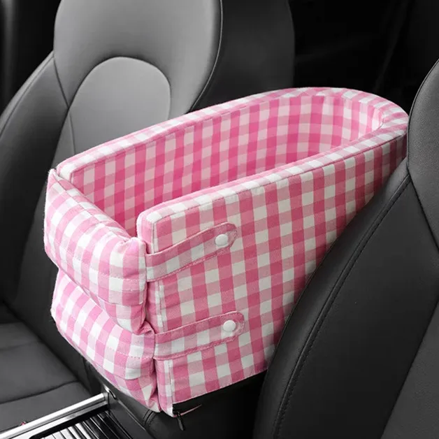 New Design Custom Outdoor Travel Pet Car Seat Dog Booster Removable Washable Dog Car Seat