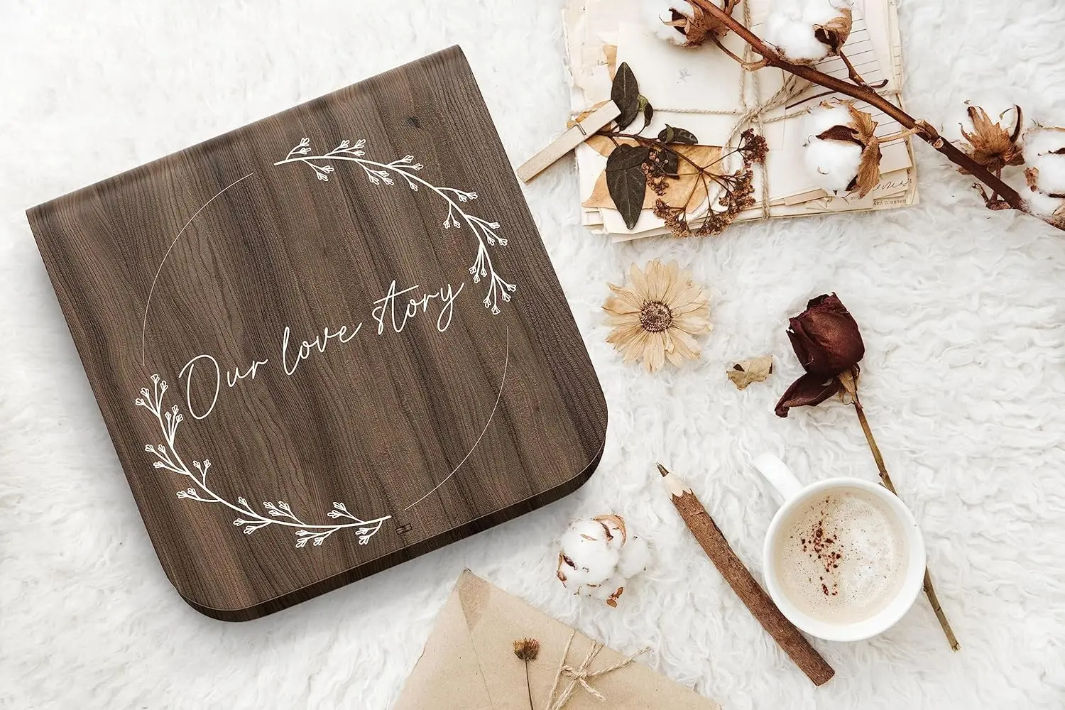 Customized Keepsake Boxes with Lids | Rustic Wooden Card Box & Storage Box for Wedding Registry Ideas