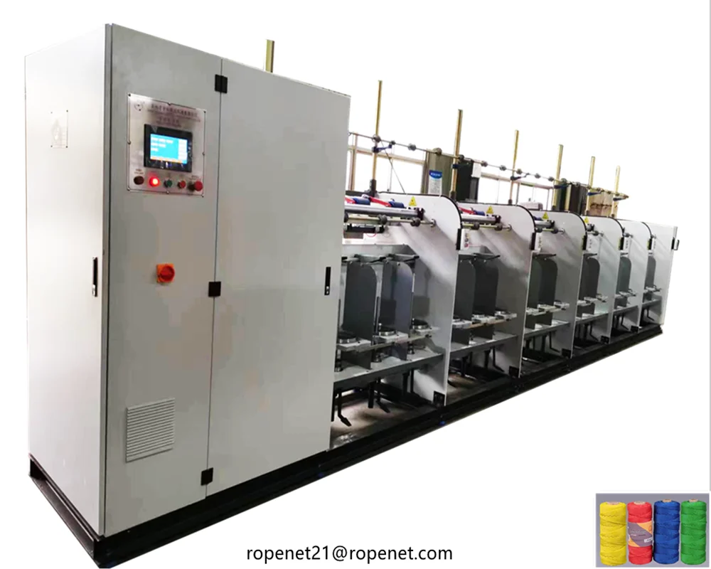 Усовершенствованная машина для скручивания ПП-пряжи 3-слойная нейлоновая нить скручивающая бобина