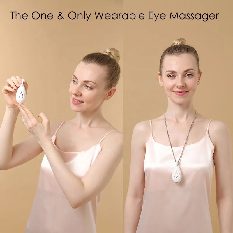 Home Anti-aging eye drops wrinkle remover Warm vibrating eye massage pen Beauty instrument eye bag removal machine