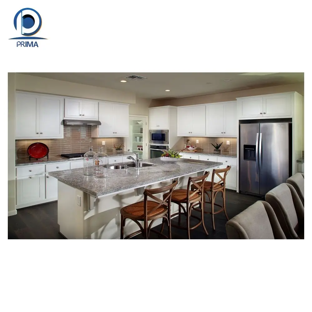 Prima Wall Mounted Cabinets Indoor Hardware Pull Handle For Kitchen Tall Kitchen White Cabinets Solid Wood Door