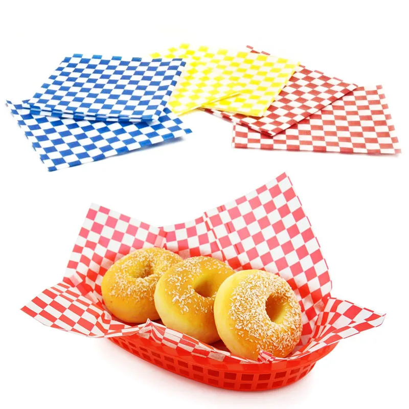 laminated foil grease proof packaging food wrapping paper for burger sandwich