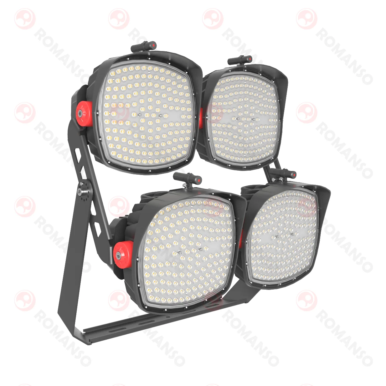 Tower Light Retrofit Mobile Trailer Mounted Lighting Tower with LED Light