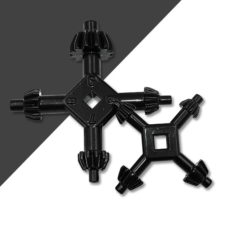 4 in 1 multi-function hand electric drill Drill chuck Cross Key Wrench 4 Way Triangle Electrical Elevator key