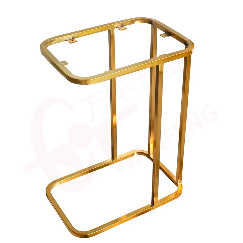 Factory Price Shinny Polished Metal Stainless Steel Gold Table Legs Furniture Leg