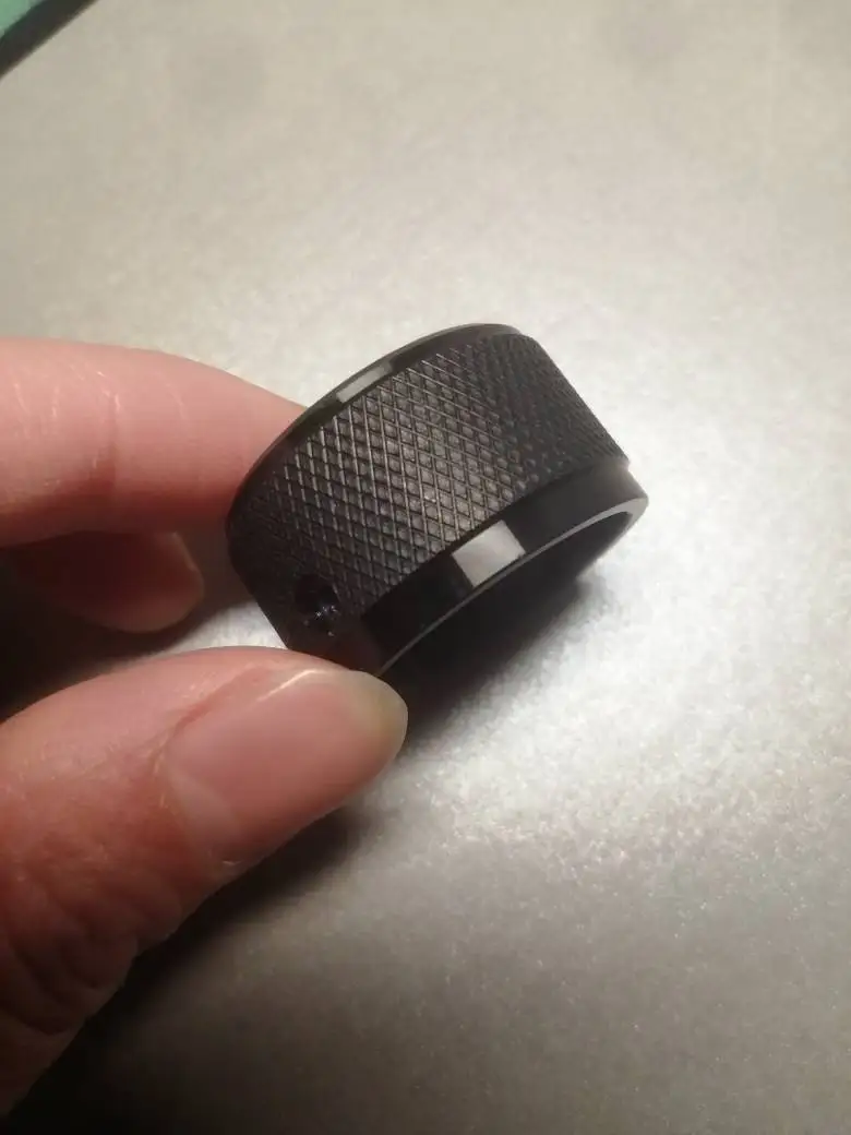 High Quality Metal Aluminum Encoder Switch Volume Control Knob fit for Spline Teeth D Shaft