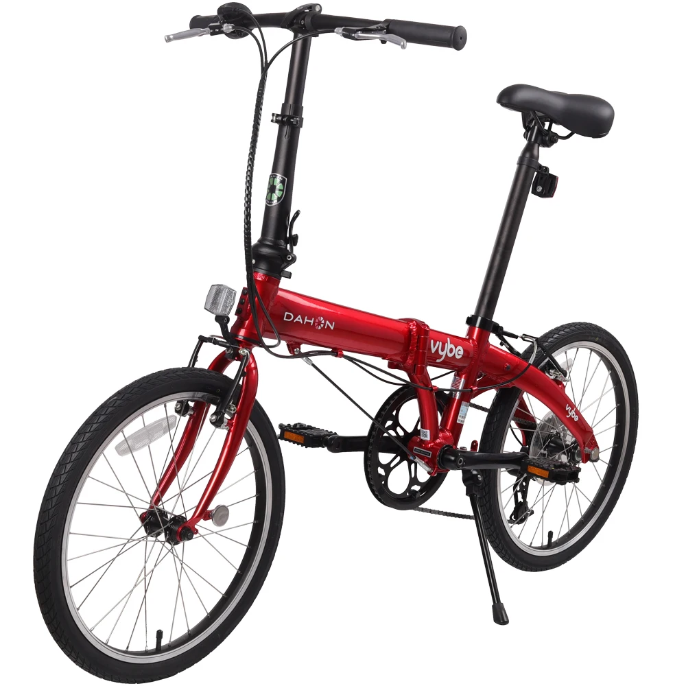 Dahon Bike High Performance Vybe D7 folding bike w/Smooth Riding and Stable Hi-Ten Steel Blades and Steerer fork