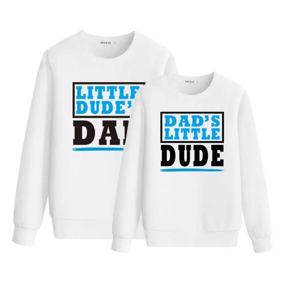 Matching Long Sleeves Outfits Hot Sale Family Casual Clothing Shirts T-Shirt  Parent-child Outfits Wholesale Daddy and Me