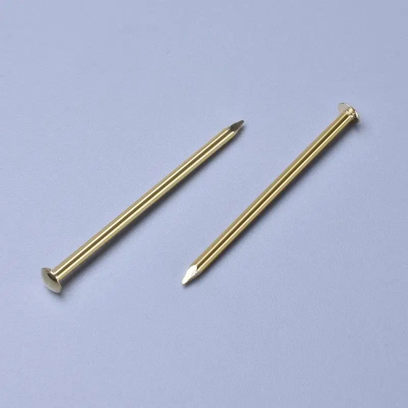 Shanfeng Metal Small Size Copper Plated Frame Nails For Hanging Pictures