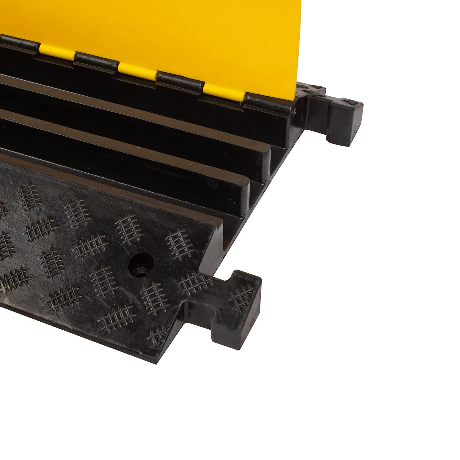 3 канала тяжелых промышленных кабельных протектор для использования на открытом воздухе