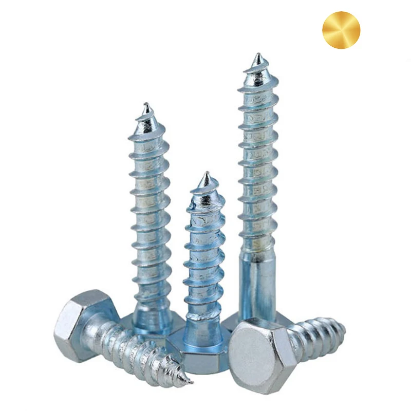 6.3x25 mm hex head galvanized stainless steel self tapping screws