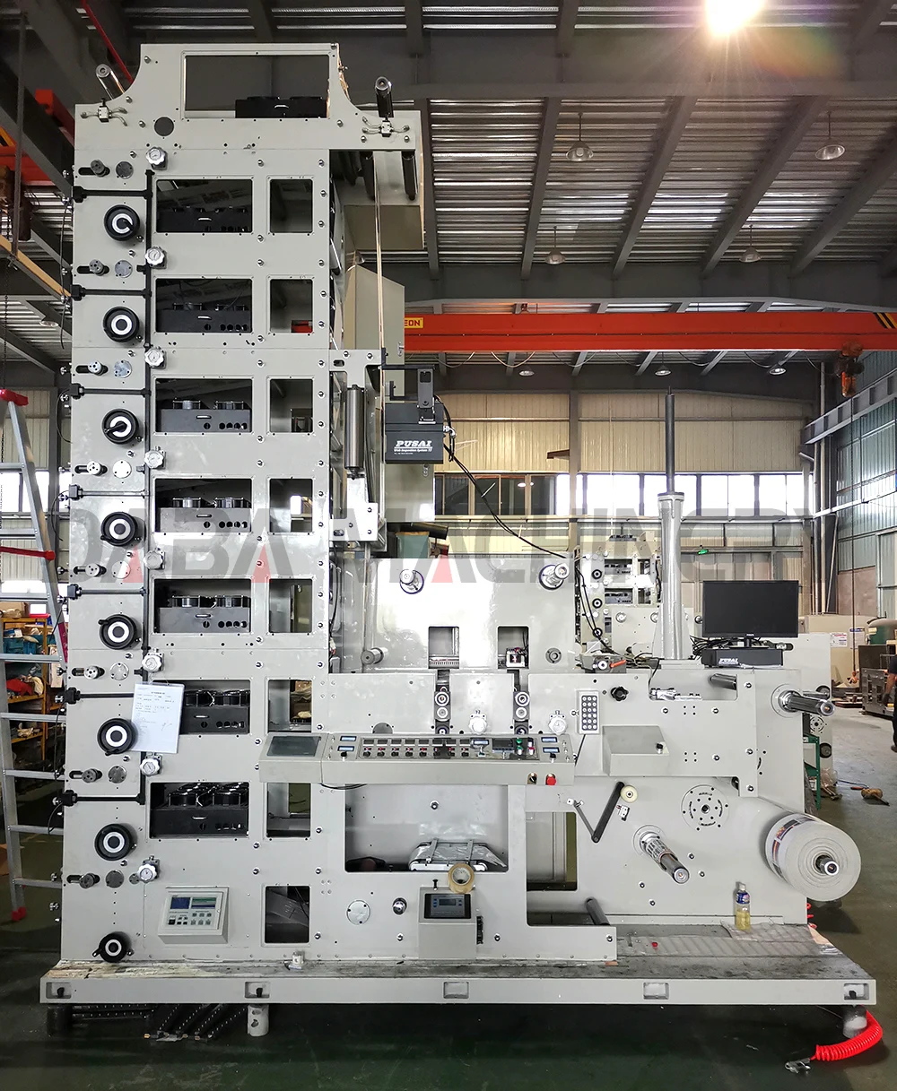 DINGYU single 1 2 3 4 5 6 7 8 colour flexo printers flexographic printing machine