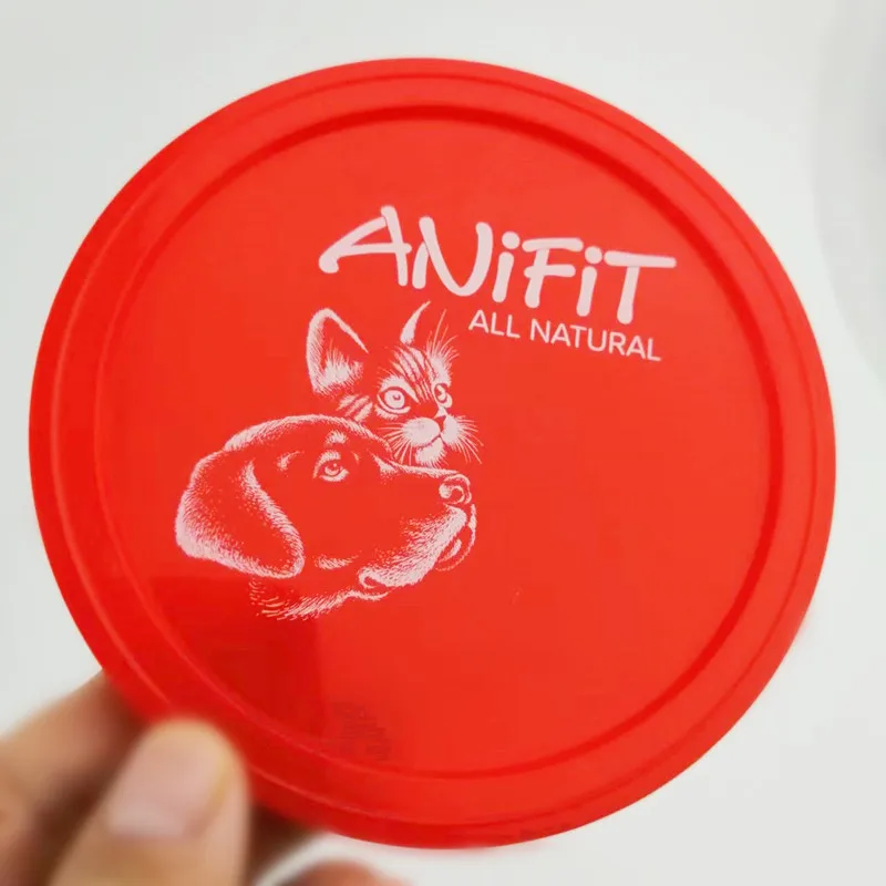 300# 75mm Diameter Metal Tin Can Lid PE Plastic Caps