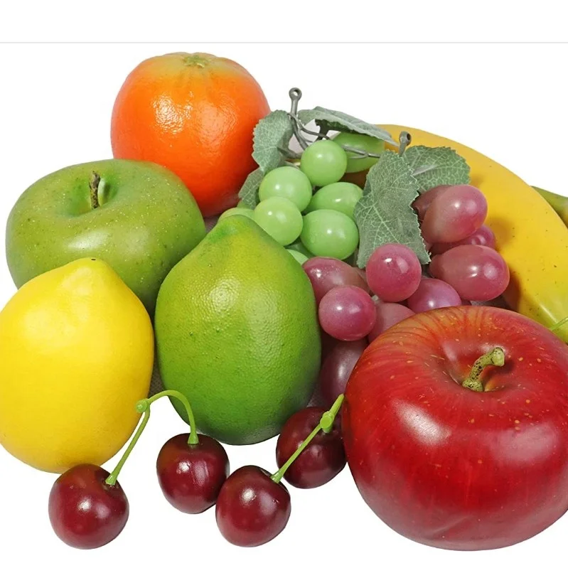 Дешевые декоративные искусственные фрукты для домашнего декора различные оптом