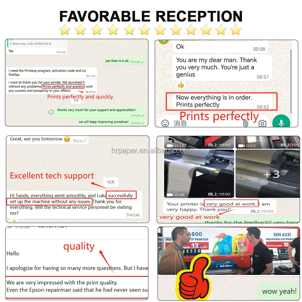 Hanrunpaper xp600 dtf принтер a3 футболка печатная машина для малого бизнеса