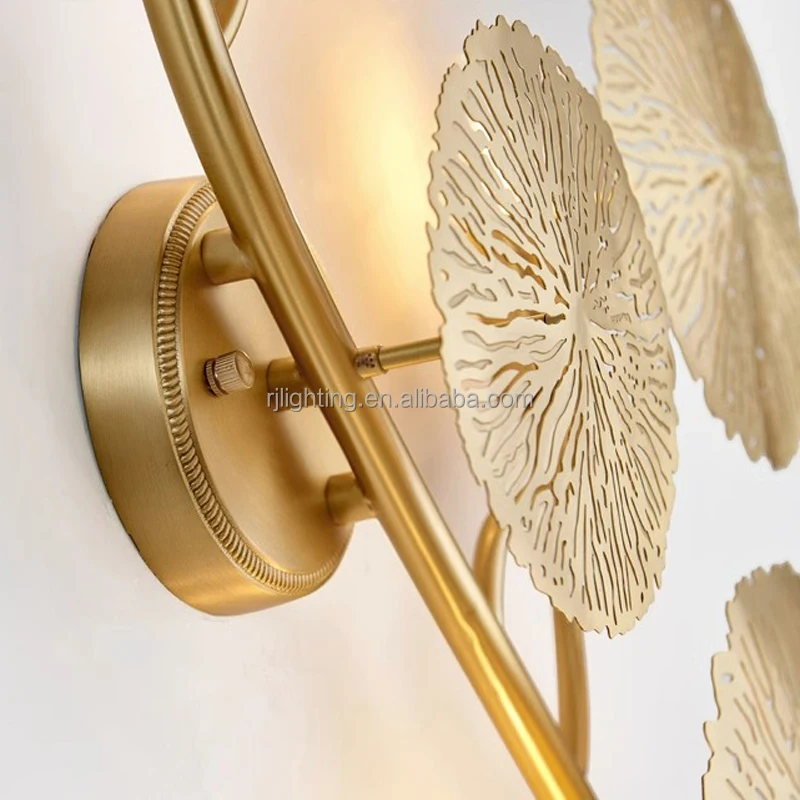 Metal Simple Personality Aisle Bedroom Head Wall Lamp Golden Postmodern Led Living Room Decorative Indoor Iron Stainless Steel