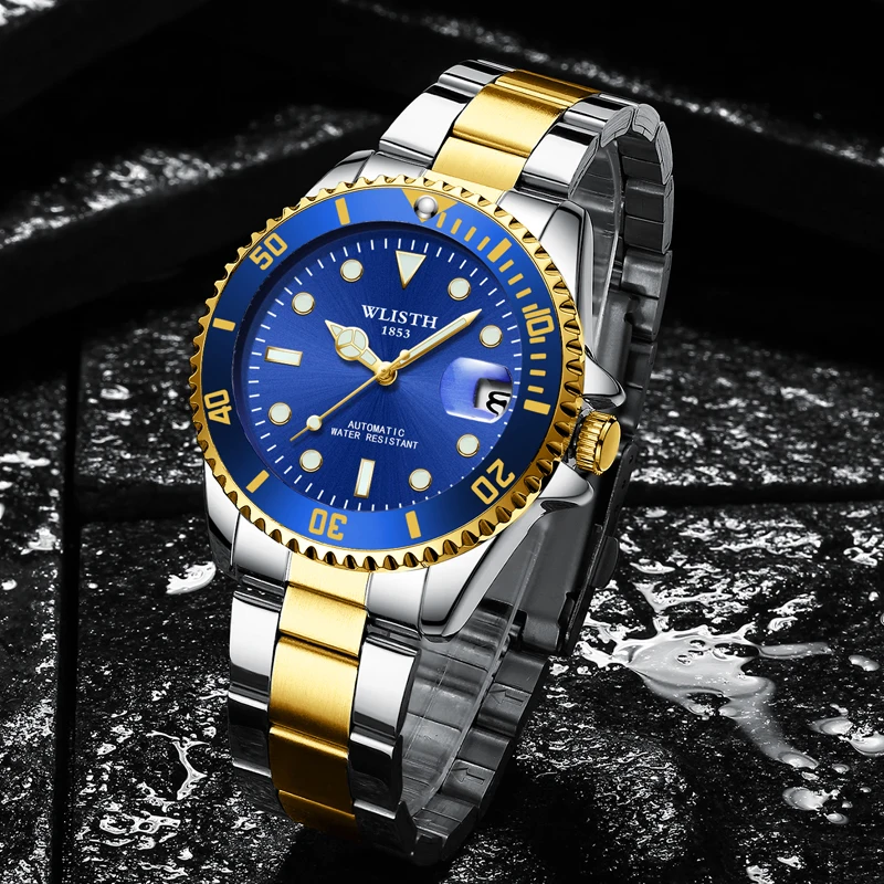 Hot sale watches men wrist mechanical watches stainless steel  automatic Custom brand