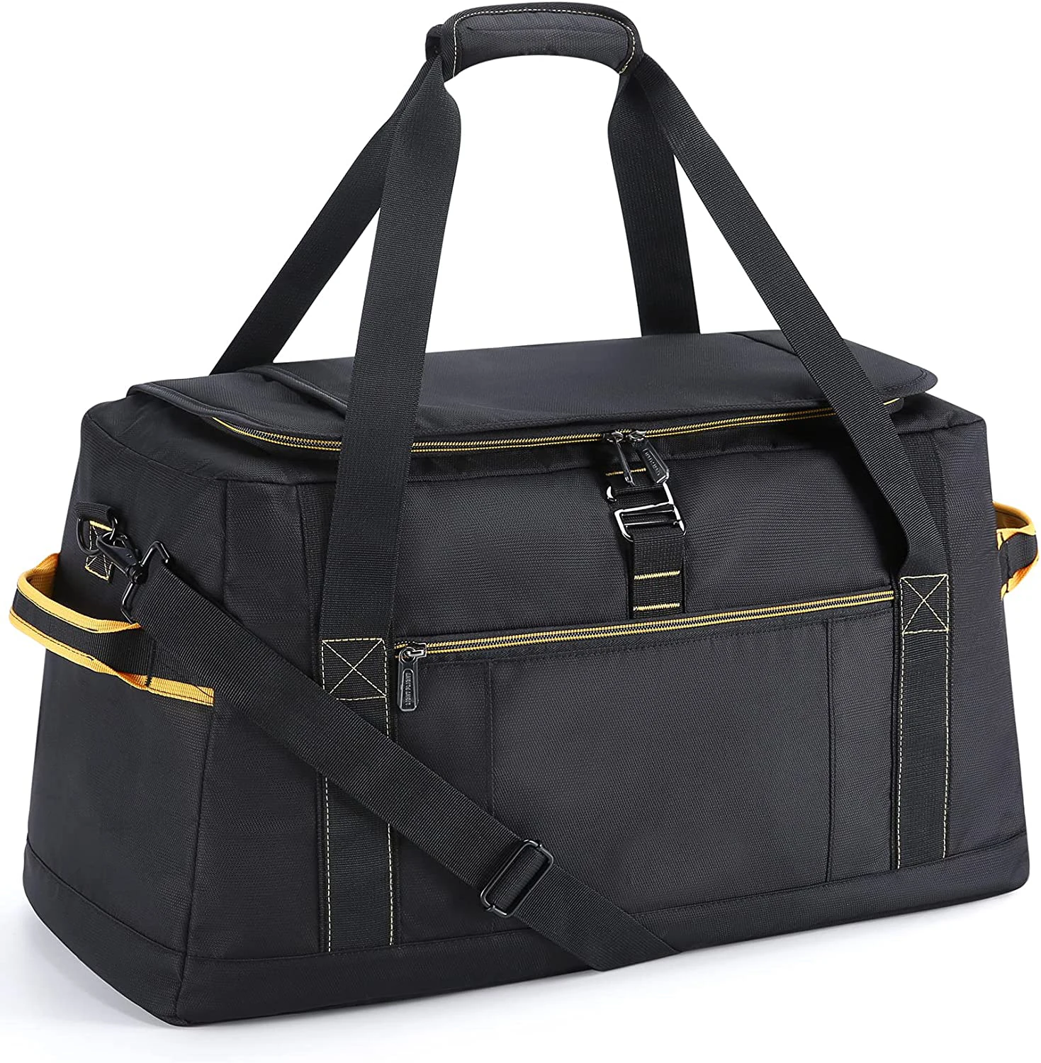 Sports Duffle bag Gym Bag with Wet Pocket Weekender Carry On Overnight Bag