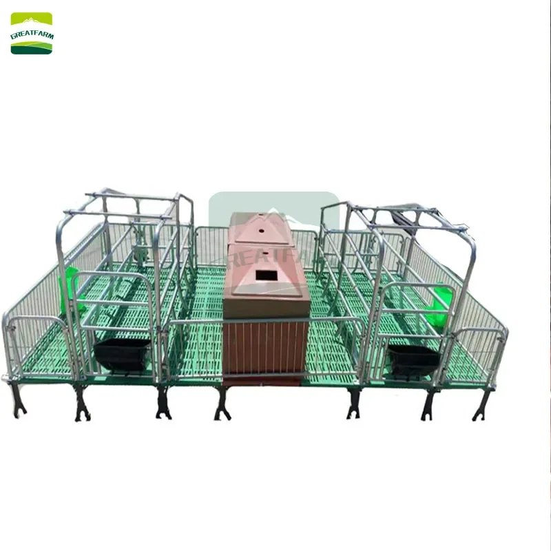 Animal birth bed farm raising equipment cast iron pig pen sow farrowing crate for sale Pig cage with The pig obstetric table