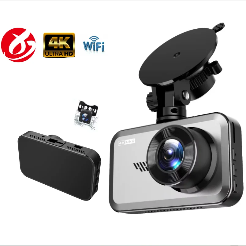 Low Price 4k 1080p Camera 3 Inch Dual Lens Waterproof Support Multilingual Car Dvr Rear View Mirror Driving Recorder