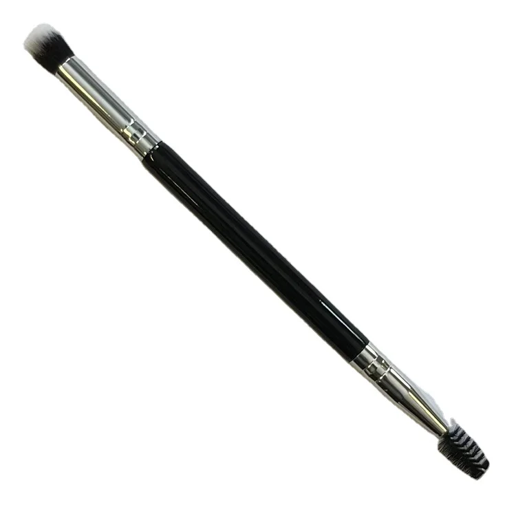 Black Eye Lash Bath Cleansing Cleanser Brush Round Wand Duo Spoolie Soft Foaming Brush Lash Extension Cleaning Brush Double Side