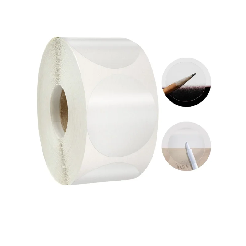 Custom Inkjet Label Factory Custom Waterproof Clear Transparent Vinyl Printable Inkjet Label Rolls