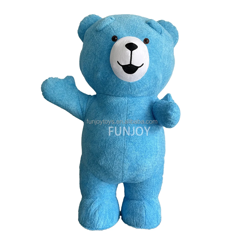 Adult Inflatable Teddy Bear Mascot Costume Cosplay Party Costume Carnival Halloween Christmas Easter Adult Cosplay Costume