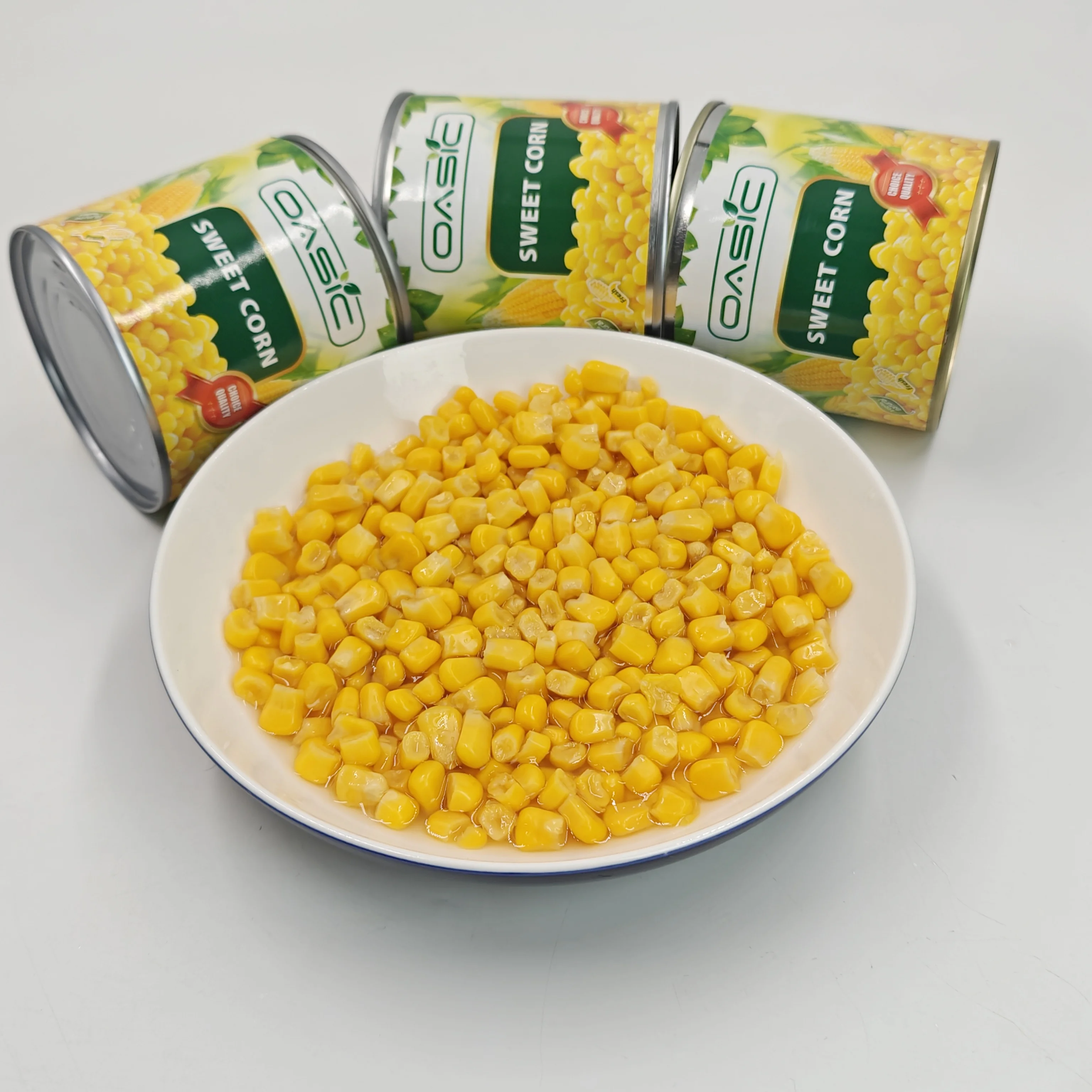 Оазис хорошая цена 340 грамм консервированная цельная кукуруза
