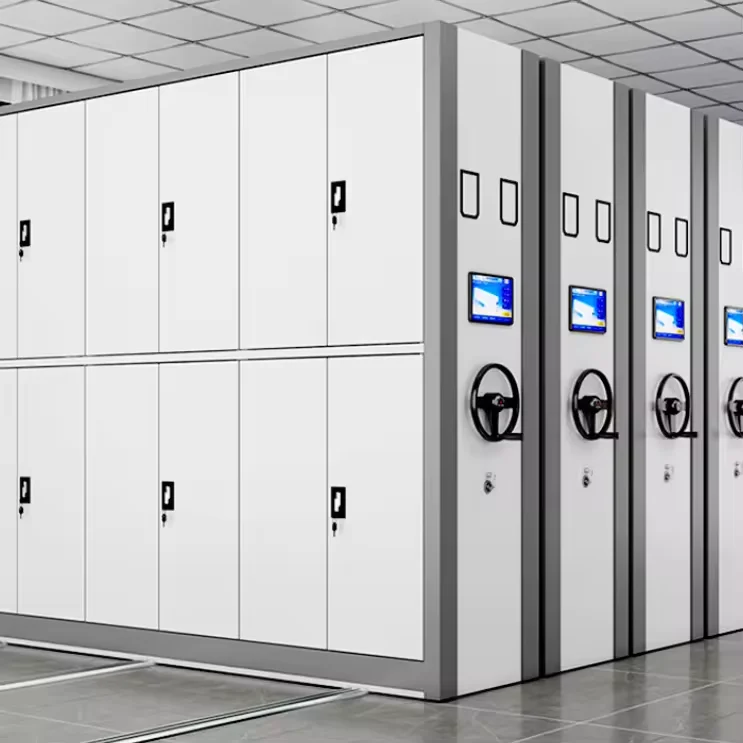 Customized Steel Library Compactor with Railway Mobile Medical Records Filing Systems Cabinet