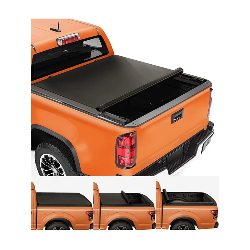 Мягкая трехстворчатая Крышка для грузового автомобиля Nissan Navara NP300 Toyota tundra 5.5ft