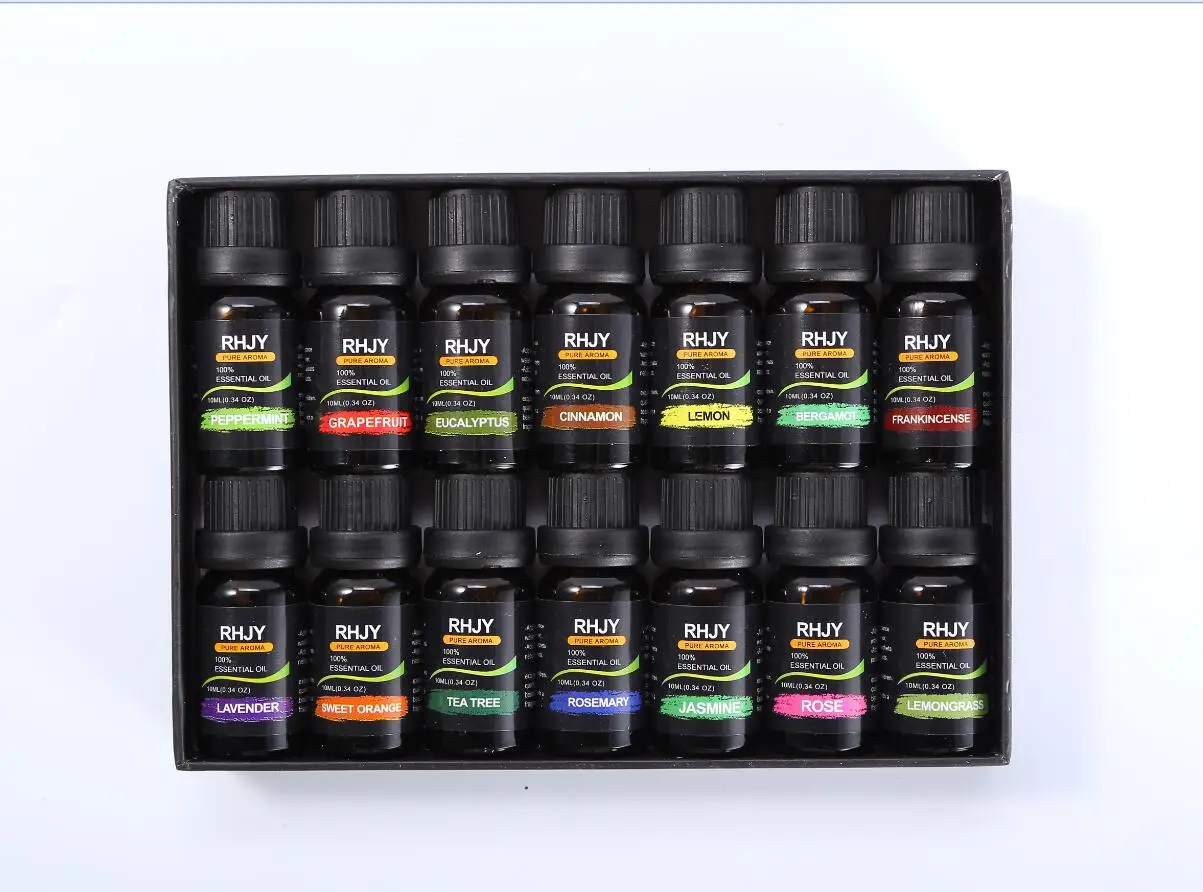 OEM Private Gift Set Customized Box Rose Lavender Aromatherapy Pure Natural Essential Oil For Women Favors