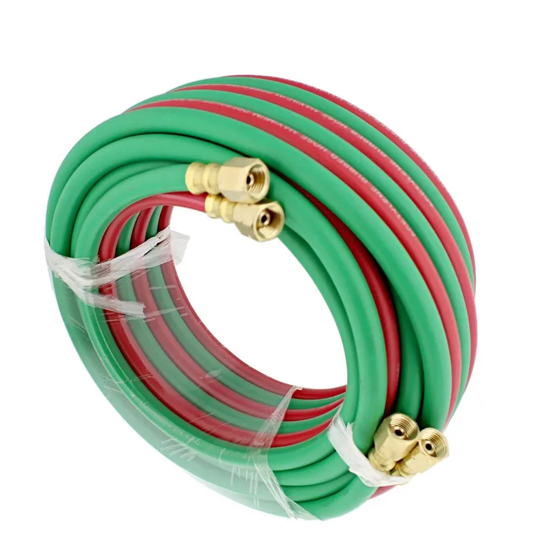 Кислородный и ацетиленовый двойной сварочный газ резиновый шланг режущий