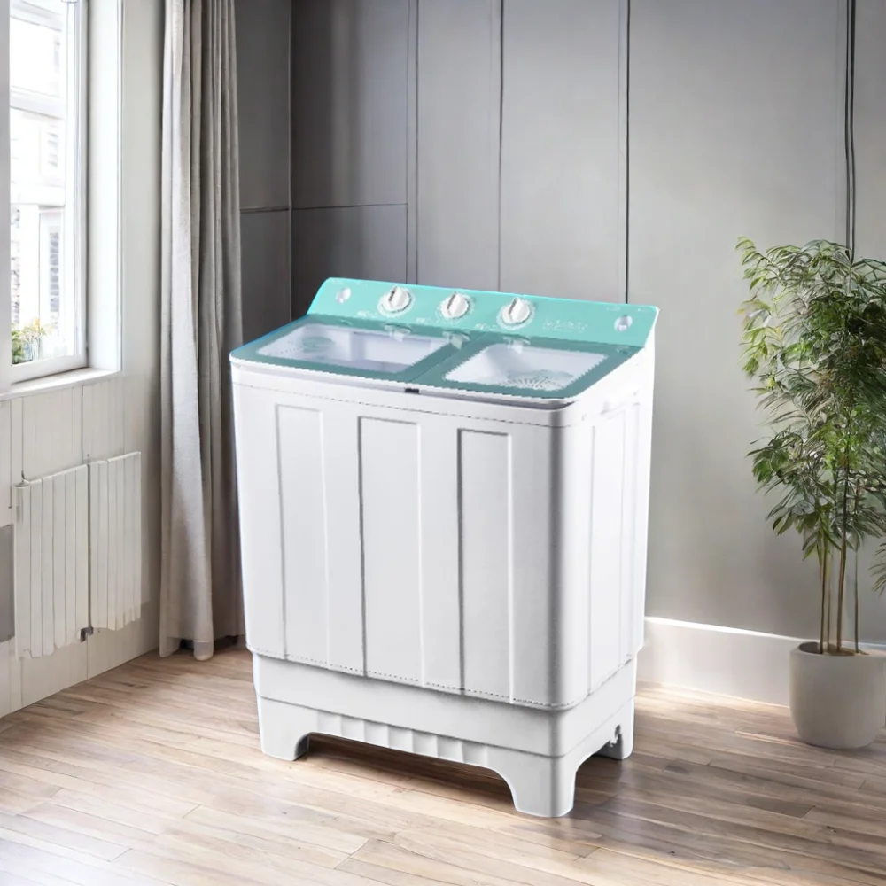 Hot Sale 15kg Top Load Double Tub Washing Machine High Efficiency Home Washer, High Efficiency Washing, Powerful Stain Removal