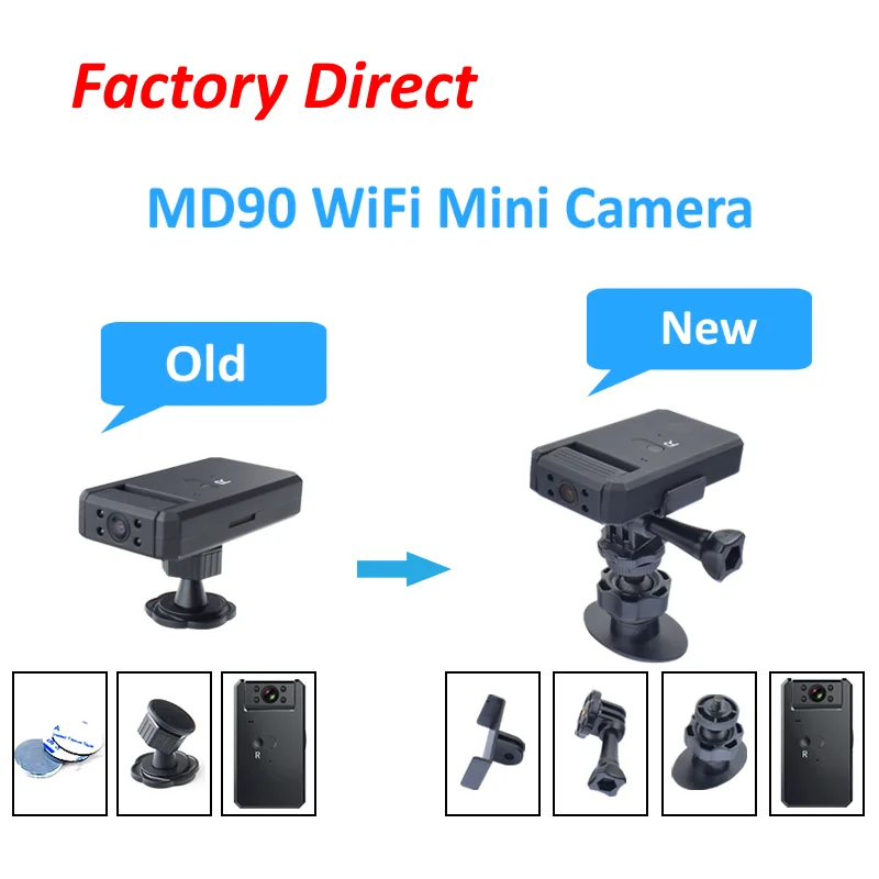 Amazon Best Seller MD90 Wifi Camera with Audio Wireless V380 Pro Home Security