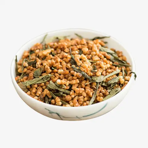 Органический зеленый чай органический Японский sencha жареный рисовый Ранняя весна Genmaicha