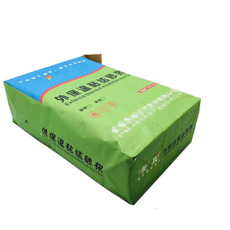 High quality customization Kraft Paper Valve Bag  putty powder sack mortar powder Cement bag Paper Valve Bag